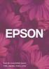 Guía de consumibles Epson Tinta, papeles, tóner y cinta