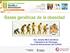 Bases genéticas de la obesidad. Dra. Amelia Marti del Moral Catedrática de Fisiología Vocal 09/06/2014 de Alimentación del COFNA