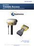 Guía Rápida Trimble Access MANUAL DE CONFIGURACION E INICIO DE TRABAJOS CON GPS