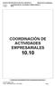 COORDINACIÓN DE ACTIVIDADES EMPRESARIALES 10.10