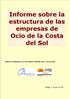 Informe sobre la estructura de las empresas de Ocio de la Costa del Sol