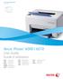 Xerox. Xerox Phaser 6000 / 6010 Color Printer. Руководство пользователя Kullanıcı Kılavuzu Εγχειρίδιο χρήστη. Русский Türkçe Ελληνικά