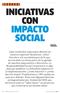 iniciativas con impacto social