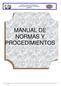 Manual de Normas y Procedimientos Fondo de Desarrollo Indígena Guatemalteco -FODIGUA- MANUAL DE NORMAS Y PROCEDIMIENTOS