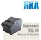 Impresora HKA 80. Manual de Usuario