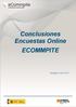 Conclusiones Encuestas Online ECOMMPITE