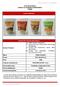 Ficha de producto Quinua con vegetales deshidratados Taiwán. Foto de referencia. Información relevante del producto