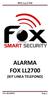 FOX LL2700 ALARMA FOX LL2700 (KIT LINEA TELEFONO) FOX SECURITY Page 1