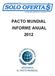 PACTO MUNDIAL INFORME ANUAL 2012