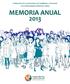 Federación de Asociaciones de Familiares y Personas con Enfermedad Mental de Galicia MEMORIA ANUAL 2013