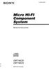 Micro HI-FI Component System