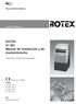 ROTEX A1 BO Manual de instalación y de mantenimiento
