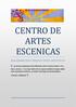CENTRO DE ARTES ESCENICAS