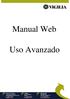 Manual Web. Uso Avanzado