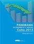 PANORAMA. ECONÓMICO Y SOCIAL Cuba 2013