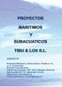 PROYECTOS MARITIMOS Y SUBACUATICOS TIBU&LOX S.L.
