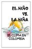EL NIÑO VS. LA NIÑA EL CLIMA EN COLOMBIA