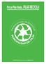 Programa de clasificación de residuos Por un Pilar Verde...Pilar Recicla!