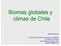 Biomas globales y climas de Chile