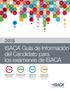 ISACA. Guía de Información del Candidato para los exámenes de ISACA