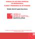 MANUAL DE USO PARA EMPRESAS COLABORADORAS, PLANES Y PROGRAMAS DE ACTIVIDADES. Mobile World Capital Barcelona