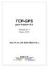 TCP-GPS. para Windows CE. Versión 3.1.5 Enero 2010 MANUAL DE REFERENCIA