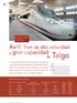 Avril: Tren de alta velocidad y gran capacidad de Talgo
