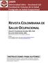 REVISTA COLOMBIANA DE SALUD OCUPACIONAL