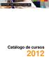 Catálogo de cursos 2012