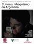 El cine y tabaquismo en Argentina