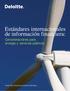 Estándares internacionales de información financiera: Consideraciones para energía y servicios públicos