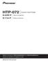 HTP-072 S-22W-P S-11A-P. Conjunto Home Theater. Manual de instrucciones. Altavoz de Subgraves. Sistema de altavoces