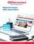 Manual de Usuario Office Depot Online Internet, Fácil y Sencillo.