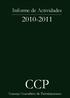 Informe de Actividades 2010-2011 CCP. Consejo Consultivo de Privatizaciones