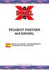 PEUGEOT PARTNER 4x4 DANGEL. MANUAL DE USUARIO Y DE MANTENIMIENTO (Complemento del manual de base)