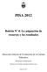 PISA 2012 Boletín Nº 4: La asignación de recursos y los resultados