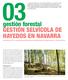 gestión forestal GESTIÓN SELVÍCOLA DE HAYEDOS EN NAVARRA