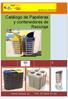 Catálogo de Papeleras y contenedores de Reciclaje
