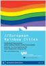 //European Rainbow Cities. Conferencia Internacional sobre políticas locales contra la homofobia.