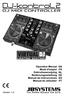OPERATION MANUAL FEATURES BEFORE USE JB SYSTEMS 1/50 DJ-KONTROL 2