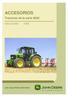 ACCESORIOS. Tractores de la serie 6020. Edición 03/2008. John Deere Werke Mannheim