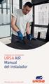 Conductos de climatización URSA AIR. Manual del instalador. Aislamiento para un mañana mejor
