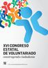 XVI Congreso Estatal de Voluntariado construyendo ciudadanía