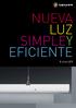 NUEVA LUZ SIMPLEY EFICIENTE E-Line LED