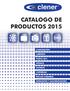 CATALOGO DE PRODUCTOS 2015