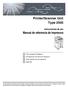 Printer/Scanner Unit Type 2500. Manual de referencia de impresora. Instrucciones de uso