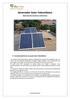 Generador Solar Fotovoltaico Información técnica e ilustrativa