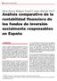 Análisis comparativo de la rentabilidad financiera de los fondos de inversión socialmente responsables en España