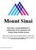 Mount Sinai. Derechos, responsabilidades y referencias de los pacientes del Mount Sinai Health System