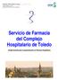 Servicio de Farmacia del Complejo Hospitalario de Toledo